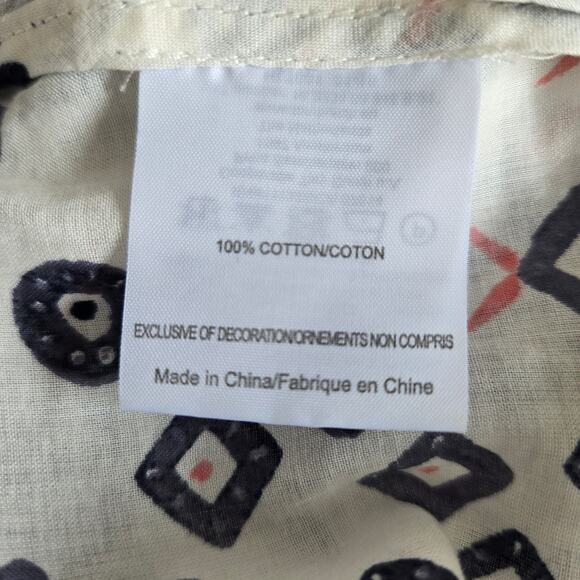 Tory Burch Evil Eye Printed Tunic Embellished Lightweight Symbols Women 4 - Picture 11 of 12